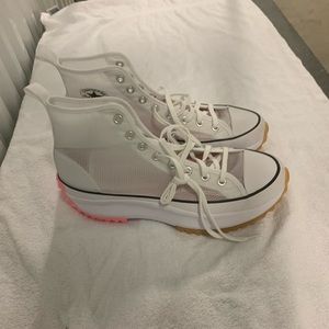 Converse Unisex Run Star Hike Hi 167851C White Black Electric Blush M11./W13